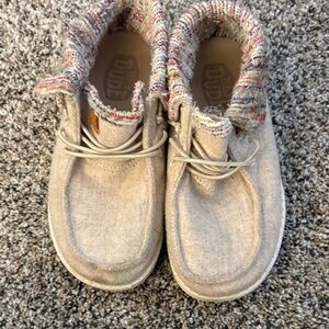 Hey Dude Multicolor Knit Ankle Boots